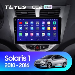 Штатная магнитола Teyes CC2L Plus 2/32 Hyundai Solaris 1 (2010-2016)
