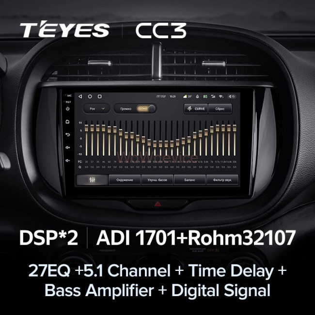 Штатная магнитола Teyes CC3 3/32 Kia Soul (2019-2020) Штатная магнитола Teyes CC3 3/32 Kia Soul (2019-2020)