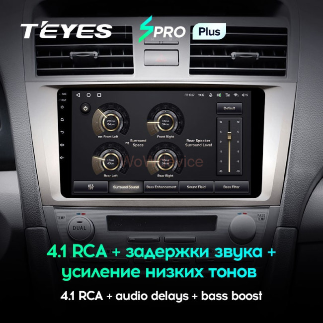 Штатная магнитола Teyes SPRO Plus 6/128 Toyota Camry 6 XV 40 50 (2006-2011) F1