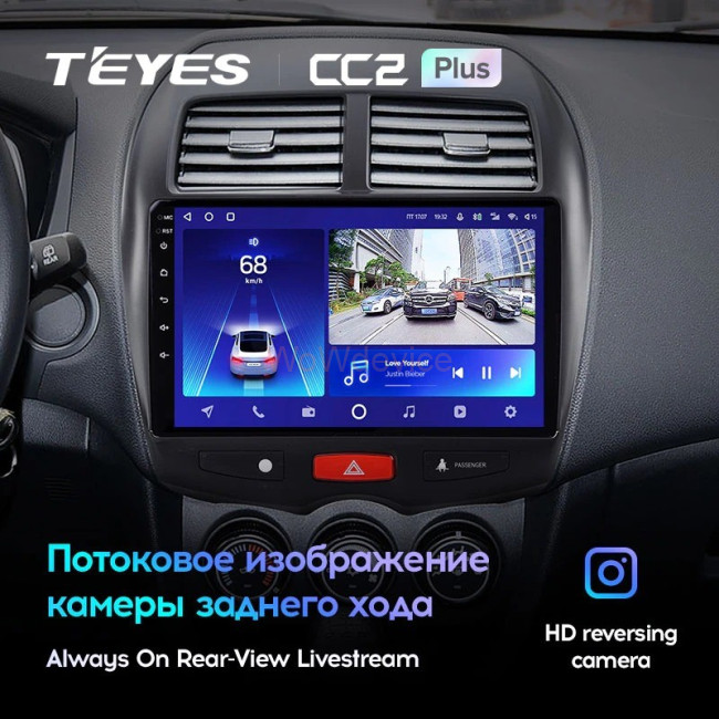 Штатная магнитола Teyes CC2 Plus 3/32 Mitsubishi ASX 1 (2010-2016) Тип-A
