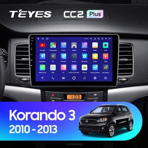 Штатная магнитола Teyes CC2L Plus 1/16 SsangYong Korando 3 (2010-2013)