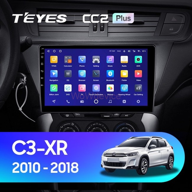 Штатная магнитола Teyes CC2 Plus 4/32 Citroen C3-XR (2010-2018) (F2)