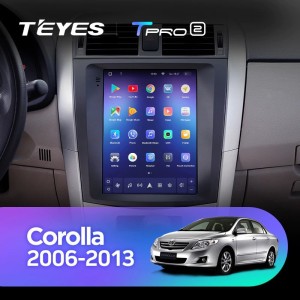 Штатная магнитола Tesla style Teyes TPRO 2 4/64 Toyota Corolla 10 E140 E150 2006-2013