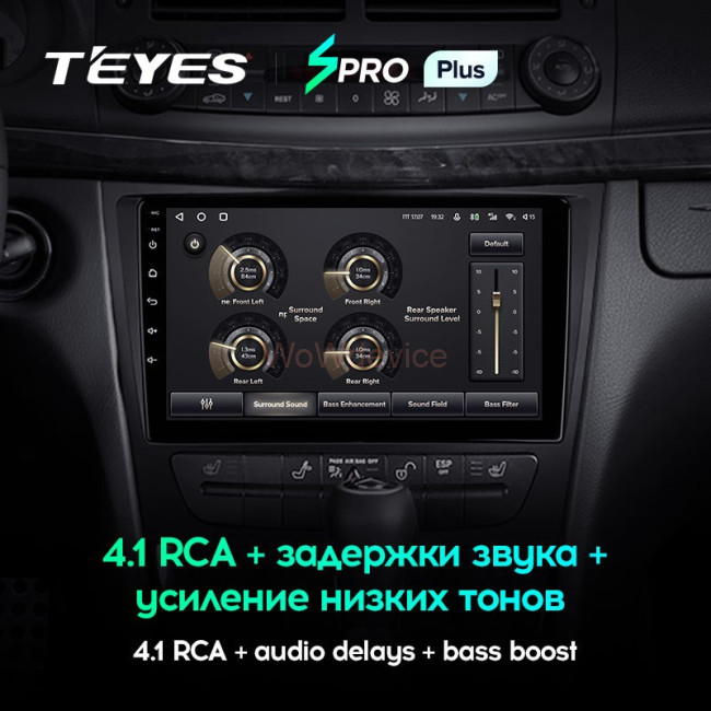 Штатная магнитола Teyes SPRO Plus 4/64 Mercedes Benz E-Class S211 W211 CLS-Class C219 (2002-2010) Штатная магнитола Teyes SPRO Plus 4/64 Mercedes Benz E-Class S211 W211 CLS-Class C219 (2002-2010)