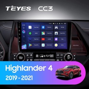 Штатная магнитола Teyes CC3 4/64 Toyota Highlander 4 XU70 (2019-2021)