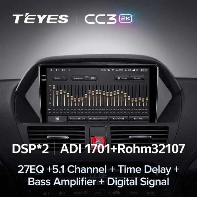 Штатная магнитола Teyes CC3 2K 4/64 Acura MDX YD2 (2006-2013) Штатная магнитола Teyes CC3 2K 4/64 Acura MDX YD2 (2006-2013)