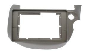 Рамка магнитолы 10.2" (цв.темно-серый) для HONDA Fit, Jazz 2008-2013 Правый руль