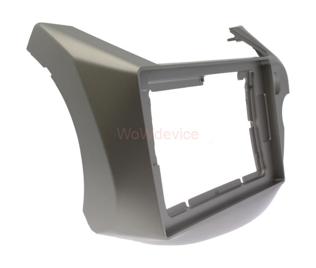 Рамка магнитолы 10.2" (цв.темно-серый) для HONDA Fit, Jazz 2008-2013 Правый руль