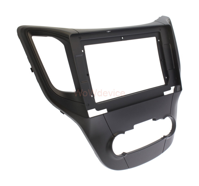 Рамка магнитолы 10.2" (цв.Черный и Серебристый) для CHANGAN CS35 2013-2017 / CHANA CS35 2013-2017