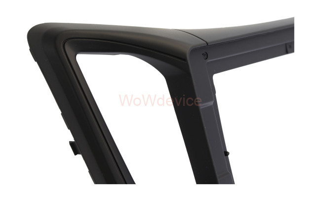 Рамка магнитолы 10.2" (цв.Черный и Серебристый) для CHANGAN CS35 2013-2017 / CHANA CS35 2013-2017