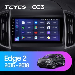 Штатная магнитола Teyes CC3 3/32 Ford Edge 2 (2015-2018) F1