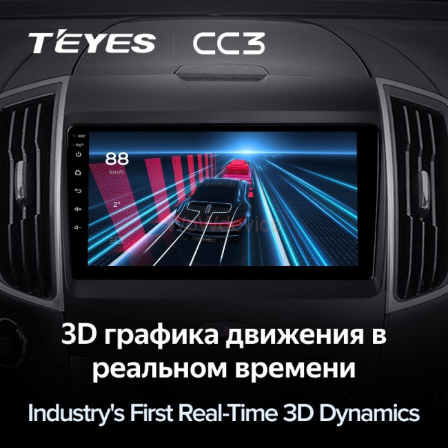 Штатная магнитола Teyes CC3 3/32 Ford Edge 2 (2015-2018) F1