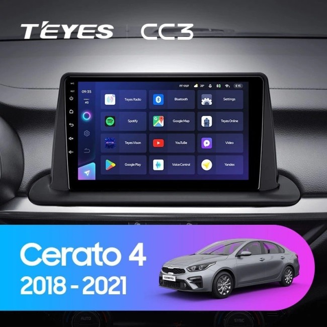 Штатная магнитола Teyes CC3 360 6/128 Kia Cerato 4 (2018-2021)