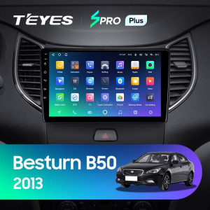 Штатная магнитола Teyes SPRO Plus 4/64 FAW Besturn B50 2013+