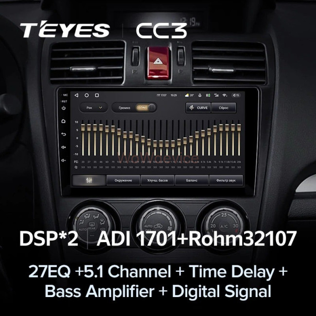 Штатная магнитола Teyes CC3 6/128 Subaru Forester 4 SJ (2012-2015) Тип-B Штатная магнитола Teyes CC3 6/128 Subaru Forester 4 SJ (2012-2015) Тип-B