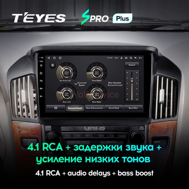 Штатная магнитола Teyes SPRO Plus 3/32 Lexus RX300 XU10 (1997-2003) F1