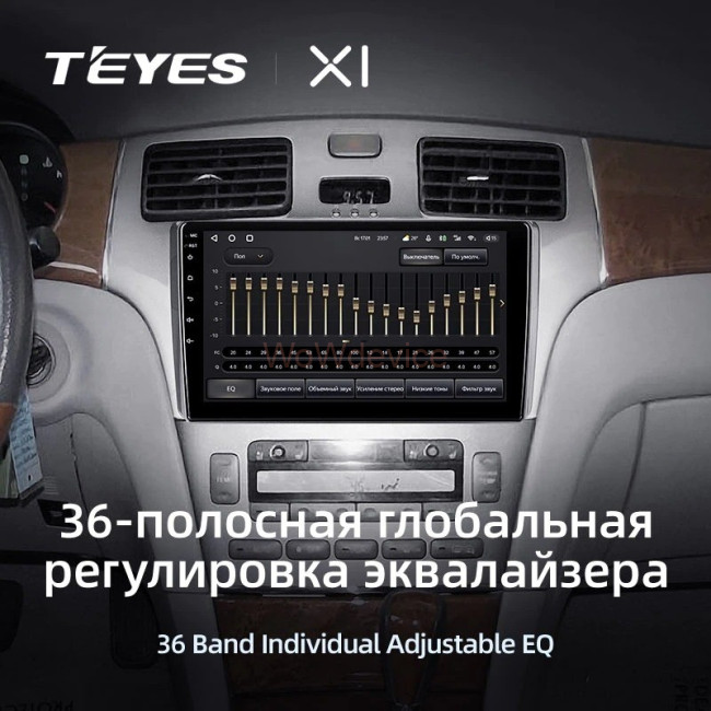 Штатная магнитола Teyes X1 4G 2/32 Lexus ES250 ES300 ES330 (2001-2006)
