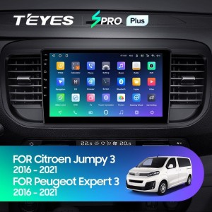 Штатная магнитола Teyes SPRO Plus 6/128 Citroen Jumpy 3 SpaceTourer (2016-2021)