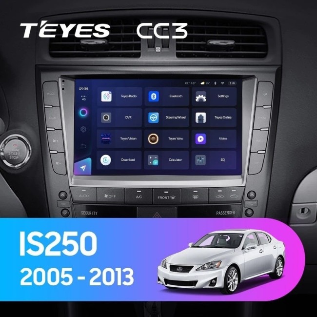 Штатная магнитола Teyes CC3 3/32 Lexus IS250 XE20 (2005-2013) (Hm) Тип-B