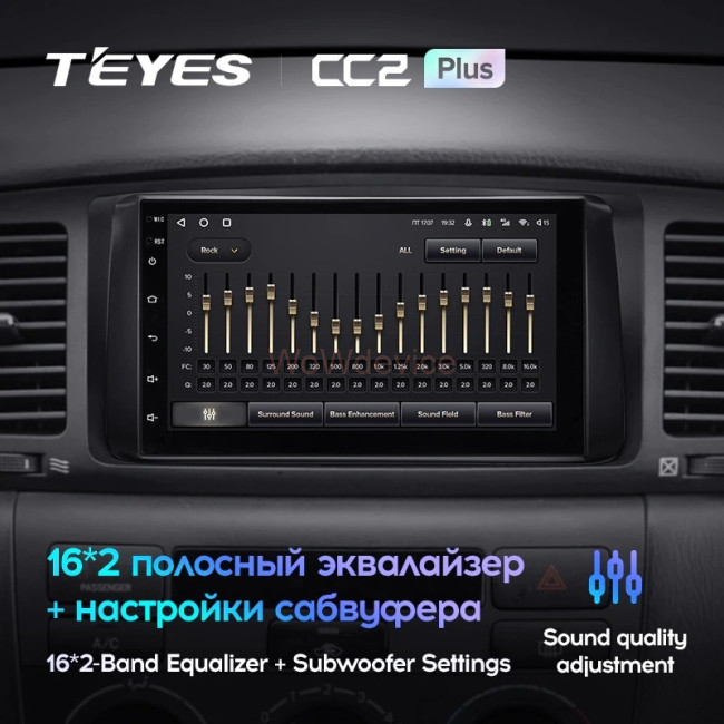 Штатная магнитола Teyes CC2L Plus 2/32 Toyota Corolla 9 E120 E130 (2003-2007) Штатная магнитола Teyes CC2L Plus 2/32 Toyota Corolla 9 E120 E130 (2003-2007)