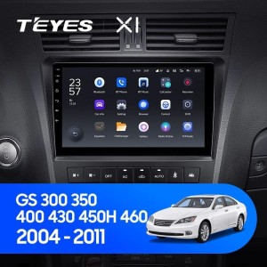 Штатная магнитола Teyes X1 4G 2/32 Lexus GS300 350 400 430 450h 460 (2004-2011)