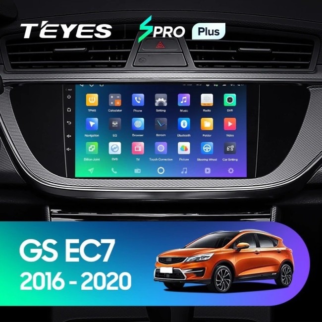 Штатная магнитола Teyes SPRO Plus 4/64 Geely Emgrand EC7 (2016-2020) F1