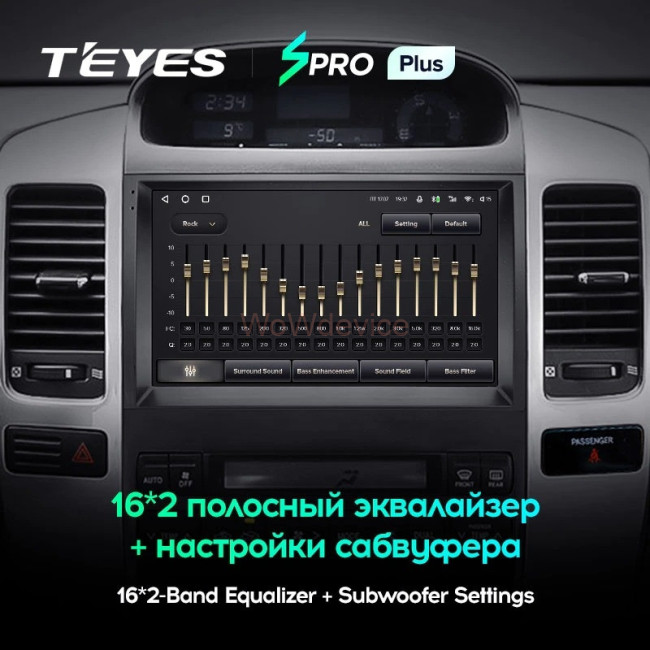 Штатная магнитола Teyes SPRO Plus 3/32 Lexus GX470 (2002-2009) F3