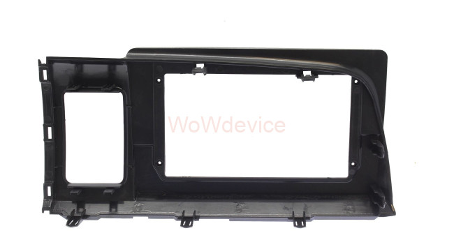 Рамка магнитолы 10.2" (цв.Черный) для TOYOTA Wish 2003-2009 Правый руль / ver.1