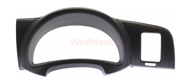 Рамка магнитолы 10.2" (цв.Черный) для TOYOTA Wish 2003-2009 Правый руль / ver.1