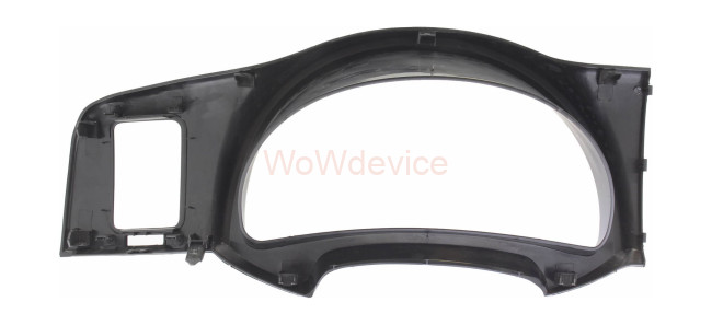 Рамка магнитолы 10.2" (цв.Черный) для TOYOTA Wish 2003-2009 Правый руль / ver.1