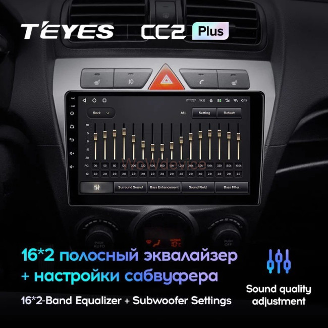 Штатная магнитола Teyes CC2 Plus 6/128 Kia picanto (2007-2011)