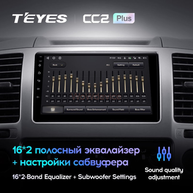 Штатная магнитола Teyes CC2L Plus 2/32 Nissan Navara 3 D40 (2004-2010) Штатная магнитола Teyes CC2L Plus 2/32 Nissan Navara 3 D40 (2004-2010)
