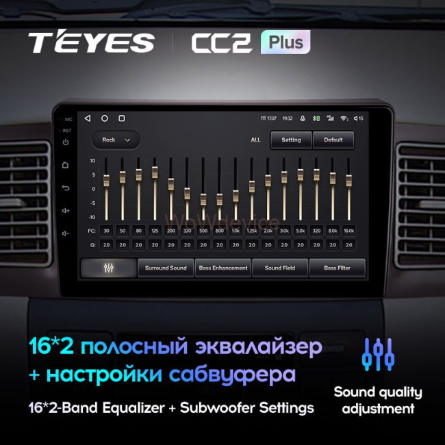 Штатная магнитола Teyes CC2L Plus 2/32 Toyota Corolla E130 E120 (2000-2004) Штатная магнитола Teyes CC2L Plus 2/32 Toyota Corolla E130 E120 (2000-2004)