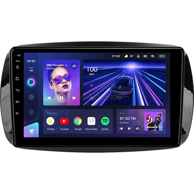 Штатная магнитола Teyes CC3 4/64 Mercedes Benz Smart Fortwo 3 C453 A453 W453 (2014-2020)