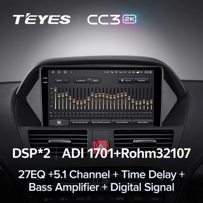 Штатная магнитола Teyes CC3 2K 6/128 Acura MDX YD2 (2006-2013) Штатная магнитола Teyes CC3 2K 6/128 Acura MDX YD2 (2006-2013)