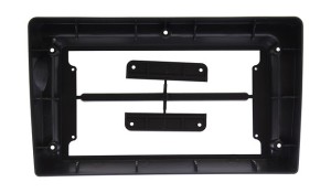 Рамка магнитолы 9.0" (цв.Черный) для TOYOTA Land Cruiser Prado (90) 1996-2002 Левый руль