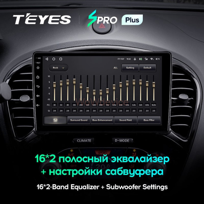 Штатная магнитола Teyes SPRO Plus 6/128 Nissan Juke (2010-2014)