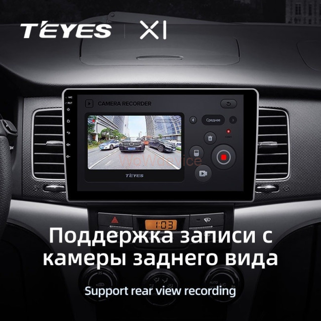 Штатная магнитола Teyes X1 4G 2/32 Ssang Yong Kyron 2010+