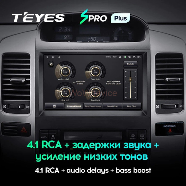 Штатная магнитола Teyes SPRO Plus 6/128 Lexus GX470 (2002-2009) F3