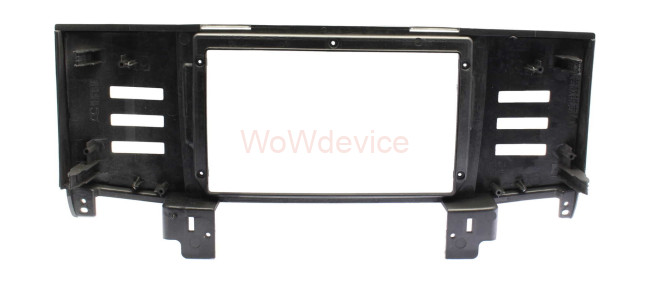 Рамка магнитолы 9.0" (цв.Черный) для TOYOTA Mark X 2004-2009, Reiz 2005-2010 Левый руль