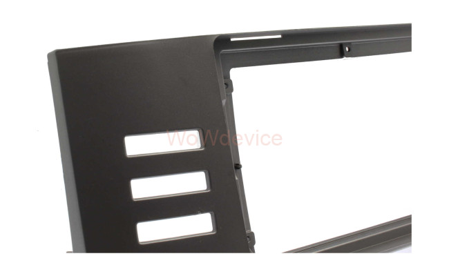 Рамка магнитолы 9.0" (цв.Черный) для TOYOTA Mark X 2004-2009, Reiz 2005-2010 Левый руль