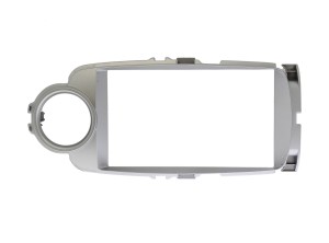 Рамка магнитолы 9.0" (цв.Серебро) для TOYOTA Yaris (XP130) 2011-2014
