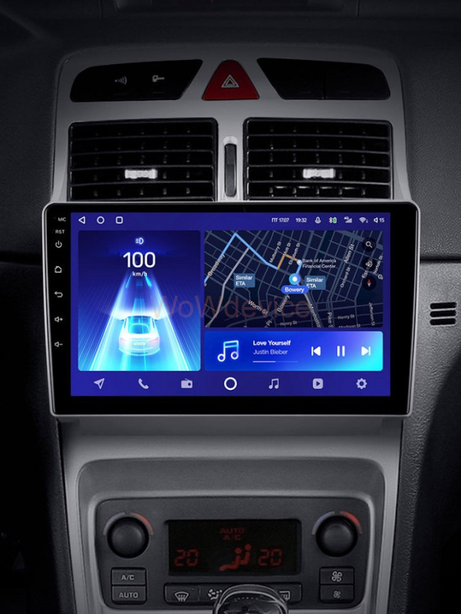 Штатная магнитола Teyes CC2 Plus 6/128 Peugeot 307 1 (2001-2008) Штатная магнитола Teyes CC2 Plus 6/128 Peugeot 307 1 (2001-2008)