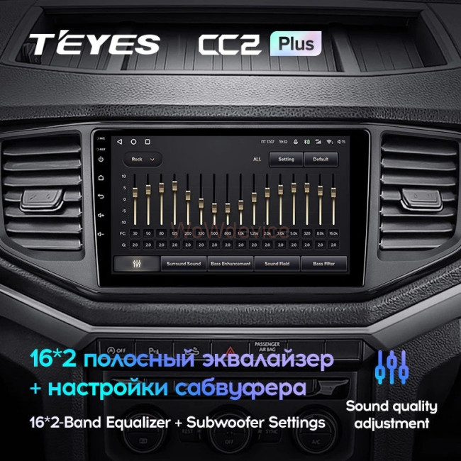 Штатная магнитола Teyes CC2 Plus 4/64 Volkswagen Amarok 1 (2016-2020) Штатная магнитола Teyes CC2 Plus 4/64 Volkswagen Amarok 1 (2016-2020)