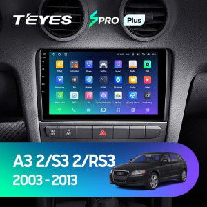 Штатная магнитола Teyes SPRO Plus 6/128 Audi S3 2 (2006-2012)