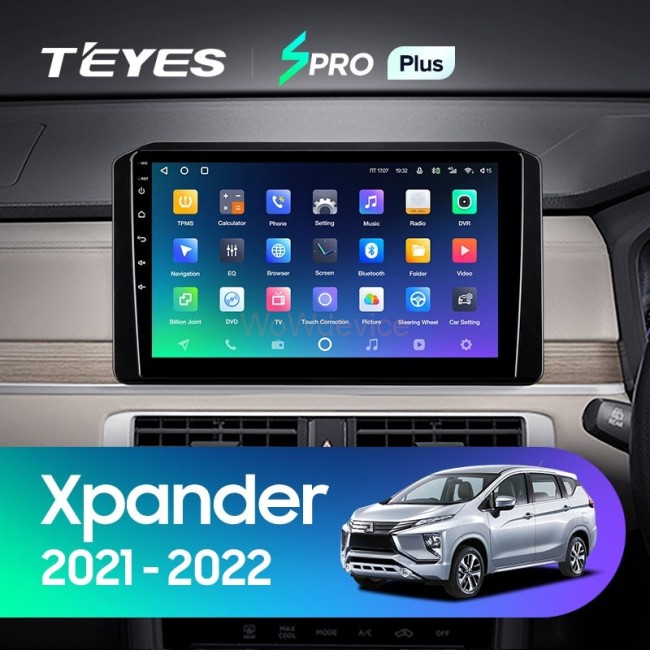 Штатная магнитола Teyes SPRO Plus 6/128 Mitsubishi Xpander (2021-2022) Правый руль