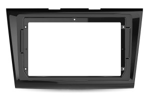 Рамка магнитолы 9.0" (цв.Глянцевый Черный) для FORD Taurus 2015+ Рынок Китая