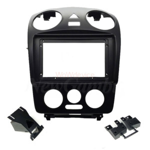 Рамка магнитолы 9.0" (цв.Черный) для VOLKSWAGEN New Beetle 1997-2010