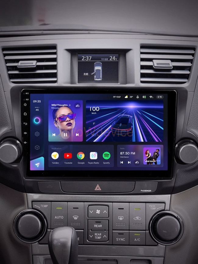 Штатная магнитола Teyes CC3 360 6/128 Toyota Highlander 2 XU40 (2007-2013) 10" диагональ Тип-A Штатная магнитола Teyes CC3 360 6/128 Toyota Highlander 2 XU40 (2007-2013) 10" диагональ Тип-A