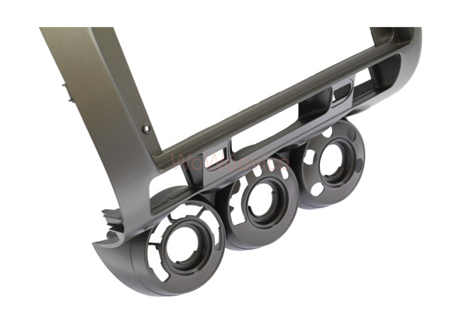 Рамка магнитолы 9.0" (цв.темно-серый) для HONDA Fit, Jazz, City 2002-2008 Левый руль / Кондиционер